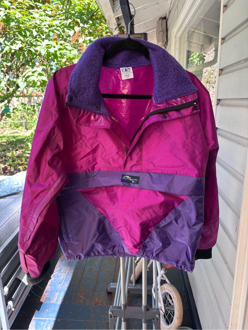Vintage Purple & Magenta Kayaking/Rafting dry jacket
